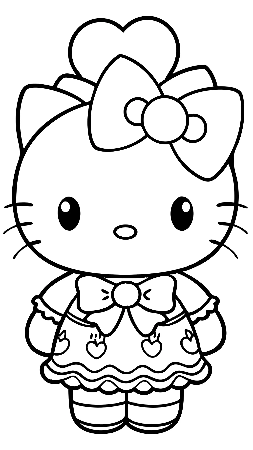 Páginas para colorear de Sanrio PDF